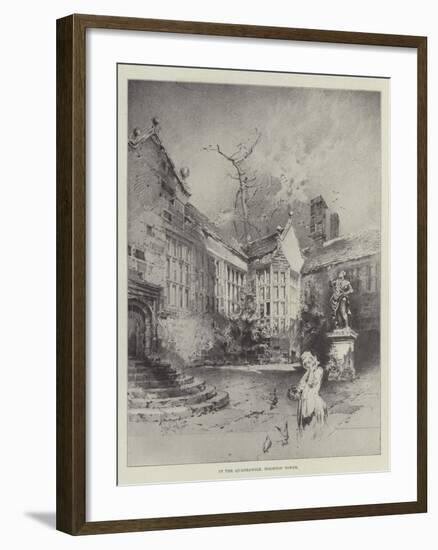 In the Quadrangle, Hoghton Tower-Herbert Railton-Framed Giclee Print