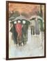 In the Rain, 1882-Vincent van Gogh-Framed Giclee Print