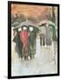 In the Rain, 1882-Vincent van Gogh-Framed Giclee Print