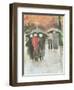 In the Rain, 1882-Vincent van Gogh-Framed Giclee Print