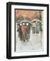 In the Rain, 1882-Vincent van Gogh-Framed Giclee Print