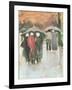 In the Rain, 1882-Vincent van Gogh-Framed Giclee Print