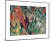 In the rain 1912-Franz Marc-Mounted Giclee Print