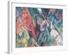 In the Rain, 1912-Franz Marc-Framed Giclee Print