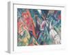 In the Rain, 1912-Franz Marc-Framed Giclee Print