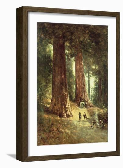 In the Redwoods, 1899-Thomas Hill-Framed Giclee Print