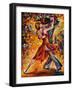 In the Rhythm of Tango-Leonid Afremov-Framed Art Print