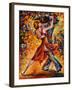 In the Rhythm of Tango-Leonid Afremov-Framed Art Print