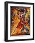 In the Rhythm of Tango-Leonid Afremov-Framed Art Print