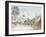 In the Road to Santa Maria De'Monti, Near Naples: Morning-Thomas Jones-Framed Giclee Print