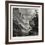 In the Rocky Mountains, USA, 1870s-null-Framed Giclee Print