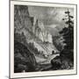 In the Rocky Mountains, USA, 1870s-null-Mounted Giclee Print