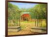 In The Rose Garden-kirilstanchev-Framed Art Print