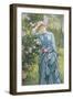 In the Rose Garden-Edward Killingworth Johnson-Framed Giclee Print