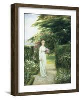 In the Rose Garden-Henry John Yeend King-Framed Giclee Print