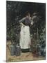 In the Rose Garden-Victor Gilbert-Mounted Giclee Print