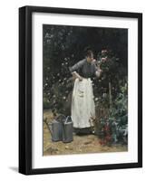 In the Rose Garden-Victor Gilbert-Framed Giclee Print