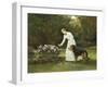 In the Rose Garden-Heywood Hardy-Framed Giclee Print