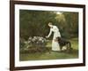 In the Rose Garden-Heywood Hardy-Framed Giclee Print