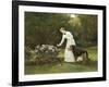 In the Rose Garden-Heywood Hardy-Framed Giclee Print