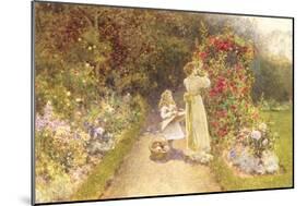 In the Rose Garden-Thomas J. Lloyd-Mounted Giclee Print