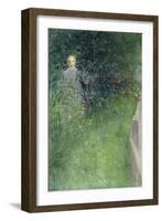 In the Rose Hip Hedge-Carl Larsson-Framed Giclee Print