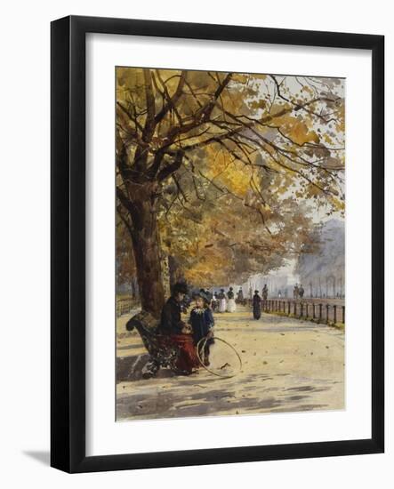 In the Row, Out of Season-Rose Maynard Barton-Framed Giclee Print