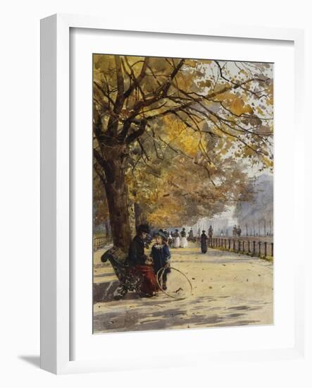 In the Row, Out of Season-Rose Maynard Barton-Framed Giclee Print