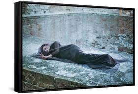 In the Ruins-Michalina Wozniak-Framed Stretched Canvas