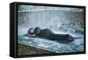 In the Ruins-Michalina Wozniak-Framed Stretched Canvas