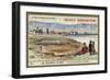 In the Russian Caucasus - the Oil Lakes of Baku-null-Framed Giclee Print