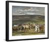 In The Saddling Paddock, March Meet, Cheltenham-Sir Alfred Munnings-Framed Premium Giclee Print