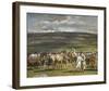 In The Saddling Paddock, March Meet, Cheltenham-Sir Alfred Munnings-Framed Premium Giclee Print