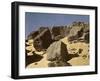 In the Sahara, Egypt-English Photographer-Framed Giclee Print