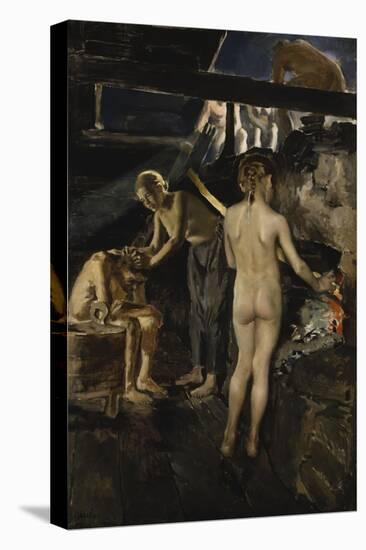 In the Sauna-Akseli Gallen-Kallela-Stretched Canvas