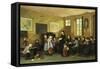 In the Schoolroom-Theophile Emmanuel Duverger-Framed Stretched Canvas