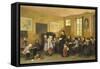 In the Schoolroom-Theophile E. Duverger-Framed Stretched Canvas