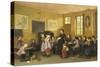 In the Schoolroom-Theophile E. Duverger-Stretched Canvas