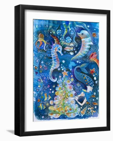 In the Sea-Oxana Zaika-Framed Giclee Print