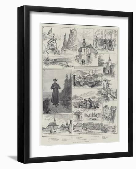 In the Semois Valley, Ardennes-null-Framed Giclee Print