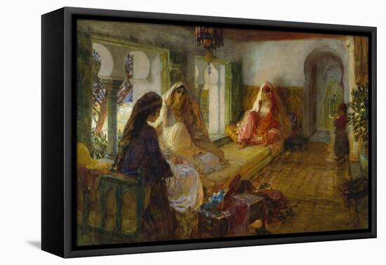 In the Seraglio-Frederick Arthur Bridgman-Framed Stretched Canvas