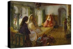 In the Seraglio-Frederick Arthur Bridgman-Stretched Canvas