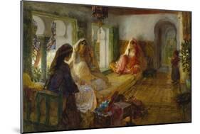 In the Seraglio-Frederick Arthur Bridgman-Mounted Giclee Print