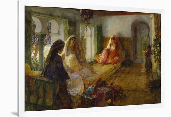 In the Seraglio-Frederick Arthur Bridgman-Framed Giclee Print