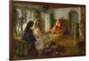 In the Seraglio-Frederick Arthur Bridgman-Framed Giclee Print