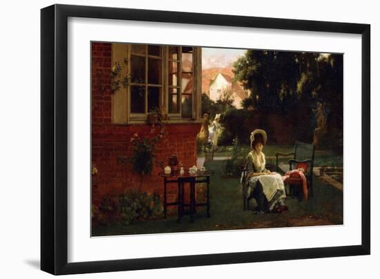 In the Shade, 1879-Marcus Stone-Framed Giclee Print