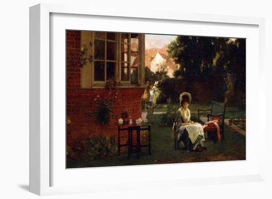 In the Shade, 1879-Marcus Stone-Framed Giclee Print