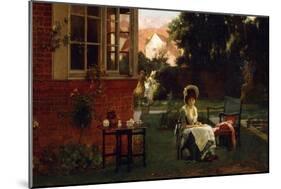 In the Shade, 1879-Marcus Stone-Mounted Giclee Print