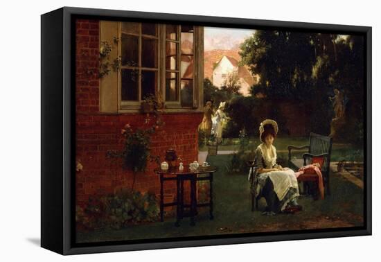 In the Shade, 1879-Marcus Stone-Framed Stretched Canvas