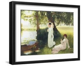 In the Shade-Benjamin George Head-Framed Giclee Print